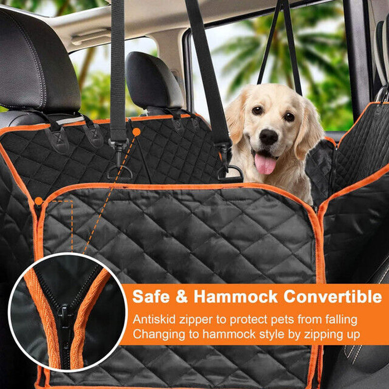 XL Waterproof Pet Car Seat Cover Dog Safety Protector Mat Rear Back Seat Hammock