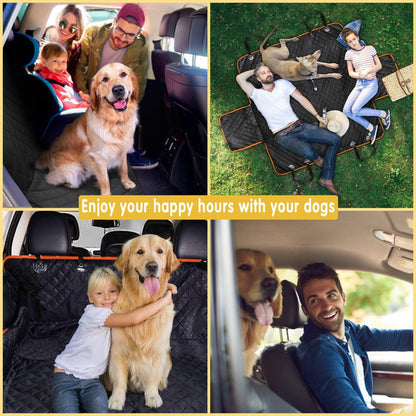 XL Waterproof Pet Car Seat Cover Dog Safety Protector Mat Rear Back Seat Hammock