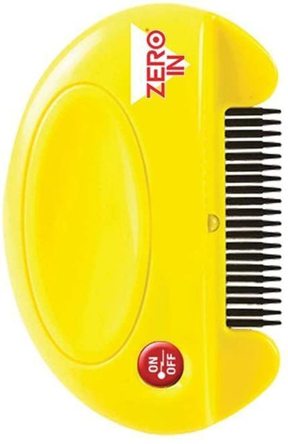 Zero in Electric Flea Egg Killer Comb Controlpet Dogs Cats Battery Operated