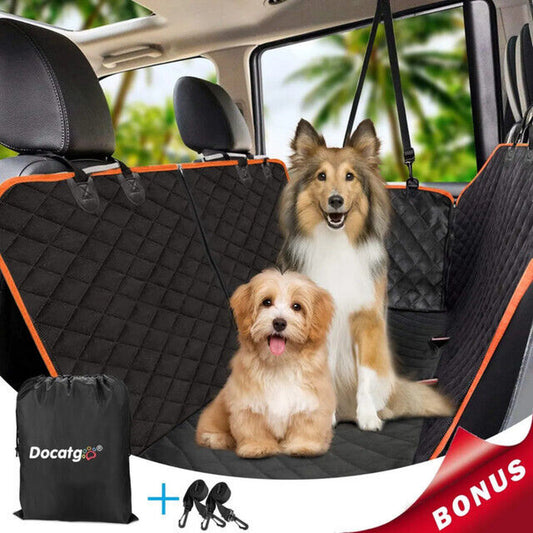 XL Waterproof Pet Car Seat Cover Dog Safety Protector Mat Rear Back Seat Hammock